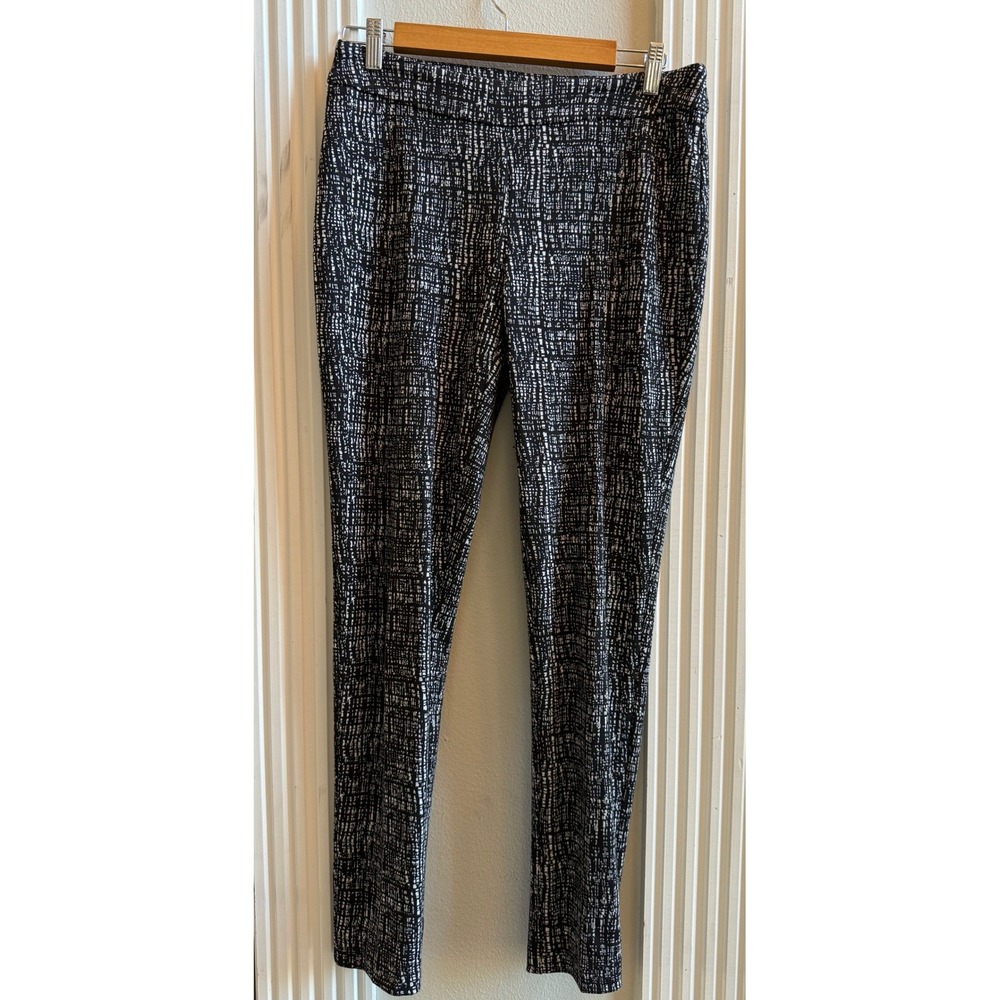 Athena‎ Marie Women's Black White Textured Pattern Leggings Size Small EUC